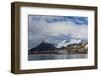 Polish research station in the Hornsund, Burgerbukta, Spitsbergen, Svalbard islands.-Sergio Pitamitz-Framed Photographic Print