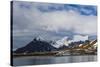 Polish research station in the Hornsund, Burgerbukta, Spitsbergen, Svalbard islands.-Sergio Pitamitz-Stretched Canvas