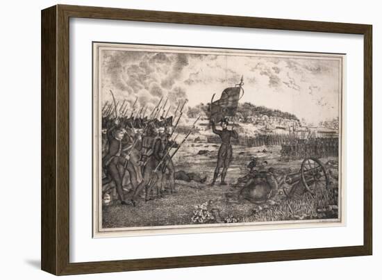 Polish-Russian War Scene, 1831, 1831-null-Framed Giclee Print