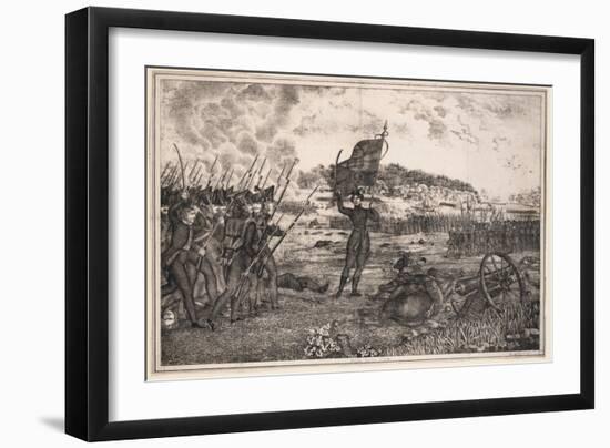 Polish-Russian War Scene, 1831, 1831-null-Framed Giclee Print