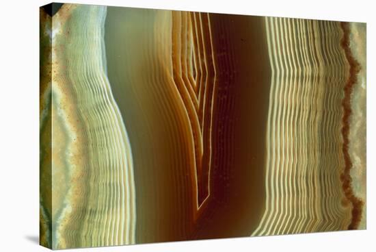 Polished Slice of Agate-Vaughan Fleming-Stretched Canvas