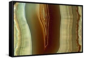 Polished Slice of Agate-Vaughan Fleming-Framed Stretched Canvas