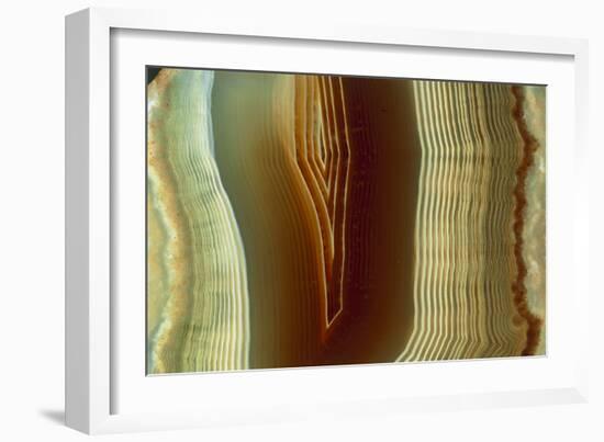 Polished Slice of Agate-Vaughan Fleming-Framed Photographic Print