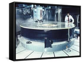 Polishing the Mirror of the Hubble Telescope, 1980S-null-Framed Stretched Canvas