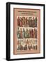 Polite and Secular Attire in England 2nd Half of the XV Century-Friedrich Hottenroth-Framed Art Print