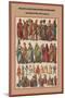 Polite and Secular Attire in England 2nd Half of the XV Century-Friedrich Hottenroth-Mounted Art Print