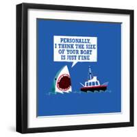 Polite Jaws-Michael Buxton-Framed Art Print