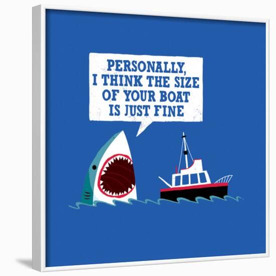 Polite Jaws-Michael Buxton-Framed Art Print