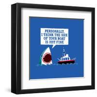 Polite Jaws-Michael Buxton-Framed Art Print