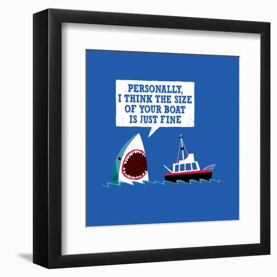 Polite Jaws-Michael Buxton-Framed Art Print