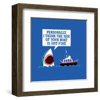 Polite Jaws-Michael Buxton-Framed Art Print