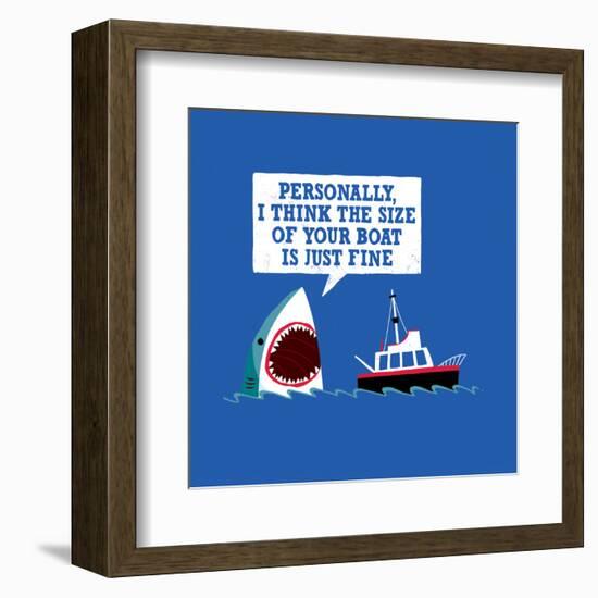 Polite Jaws-Michael Buxton-Framed Art Print