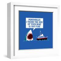 Polite Jaws-Michael Buxton-Framed Art Print