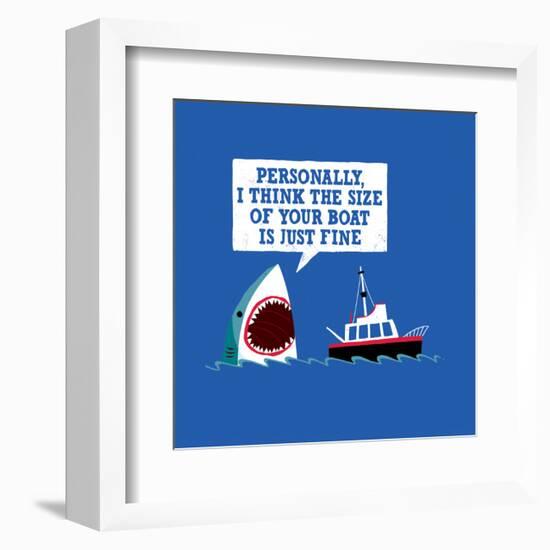 Polite Jaws-Michael Buxton-Framed Art Print