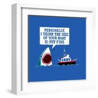 Polite Jaws-Michael Buxton-Framed Art Print