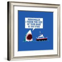 Polite Jaws-Michael Buxton-Framed Art Print