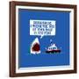 Polite Jaws-Michael Buxton-Framed Art Print