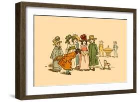 Polite Manners-Kate Greenaway-Framed Art Print