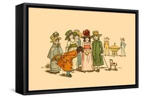 Polite Manners-Kate Greenaway-Framed Stretched Canvas