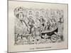 Political Cartoon of Mexican Revolution-null-Mounted Art Print