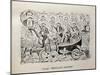 Political Cartoon of Mexican Revolution-null-Mounted Art Print