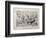 Political Cartoon of Mexican Revolution-null-Framed Art Print