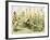 Political Cartoon of Queen Victoria Panhandling-null-Framed Giclee Print