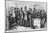 Political Cartoon of Tammany Ring Presiding over New York Elections-null-Mounted Giclee Print