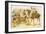 Political Cartoon of the Arrival of Emile Loubet in the United Kingdom-null-Framed Giclee Print