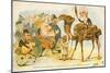 Political Cartoon of the Arrival of Emile Loubet in the United Kingdom-null-Mounted Giclee Print