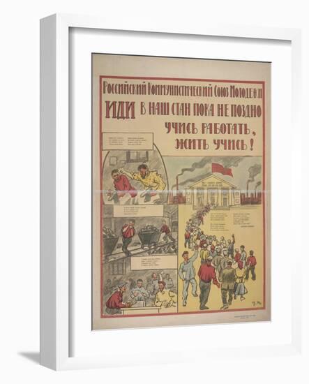 Political Cartoon-null-Framed Giclee Print