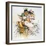 Political Cartoon-Louis Dalrymple-Framed Premium Giclee Print