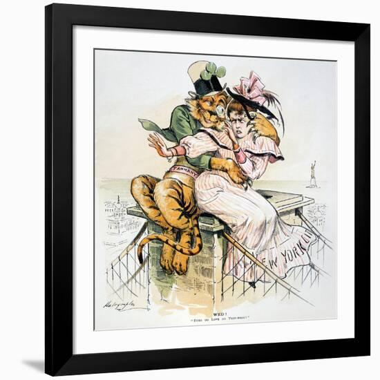 Political Cartoon-Louis Dalrymple-Framed Giclee Print