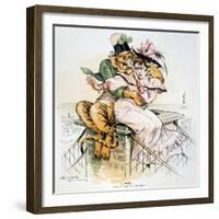 Political Cartoon-Louis Dalrymple-Framed Giclee Print