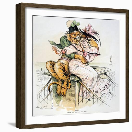 Political Cartoon-Louis Dalrymple-Framed Giclee Print