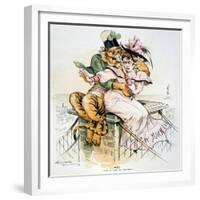 Political Cartoon-Louis Dalrymple-Framed Giclee Print