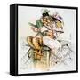 Political Cartoon-Louis Dalrymple-Framed Stretched Canvas