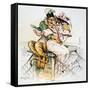 Political Cartoon-Louis Dalrymple-Framed Stretched Canvas