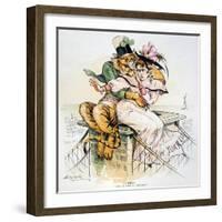 Political Cartoon-Louis Dalrymple-Framed Giclee Print