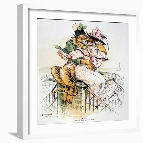 Political Cartoon-Louis Dalrymple-Framed Giclee Print