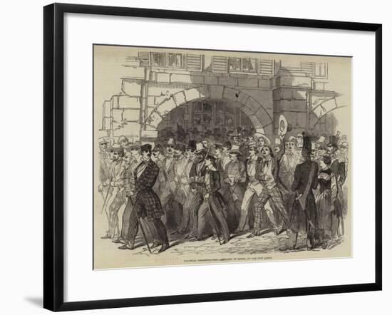 Political Demonstration-null-Framed Giclee Print