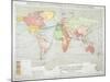 Political Divisions & Comm., Philips' Comparative Series of Wall Atlases of World Relations, 1916-null-Mounted Giclee Print
