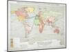 Political Divisions & Comm., Philips' Comparative Series of Wall Atlases of World Relations, 1916-null-Mounted Giclee Print