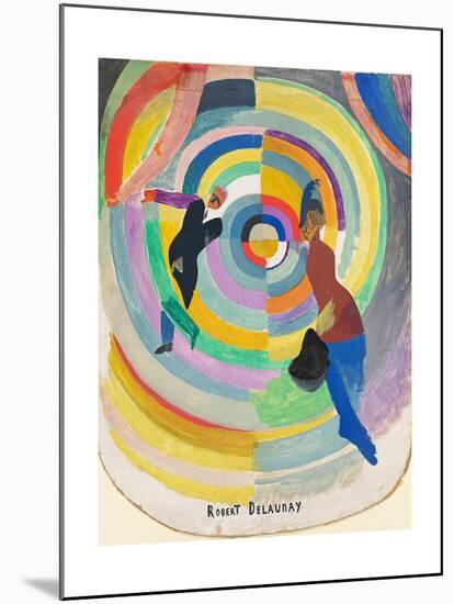 Political Drama, 1914-Robert Delaunay-Mounted Giclee Print