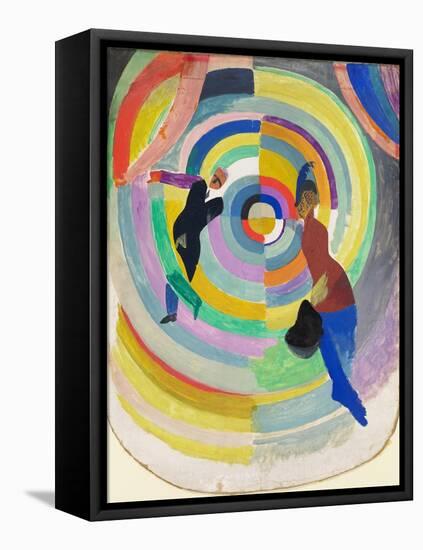 Political Drama, 1914-Robert Delaunay-Framed Stretched Canvas