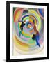 Political Drama, 1914-Robert Delaunay-Framed Art Print