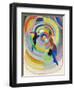 Political Drama, by Robert Delaunay, 1914, French painting,-Robert Delaunay-Framed Art Print