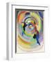 Political Drama, by Robert Delaunay, 1914, French painting,-Robert Delaunay-Framed Art Print