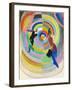 Political Drama, by Robert Delaunay, 1914, French painting,-Robert Delaunay-Framed Art Print