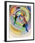 Political Drama, by Robert Delaunay, 1914, French painting,-Robert Delaunay-Framed Art Print